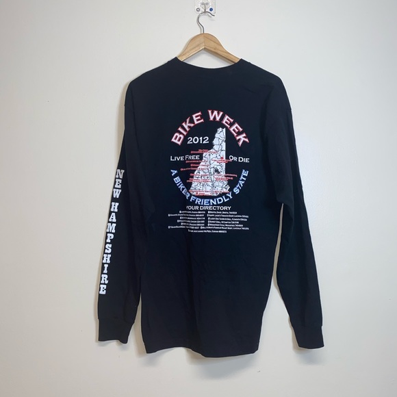bayside Other - New Hampshire Bristol NH Bike Week blk long sleeve
